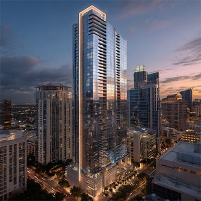 Esterior photo of a Luxury High-Rise