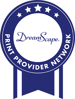 Blue and White Circular Logo of Dreamscape Provider Network
