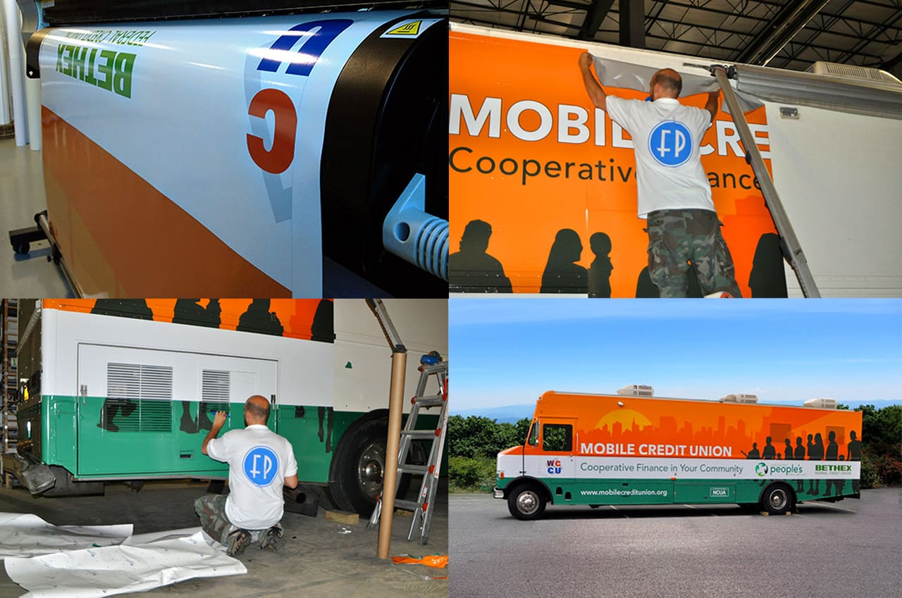 Custom Vinyl Decal Vehicle Installation